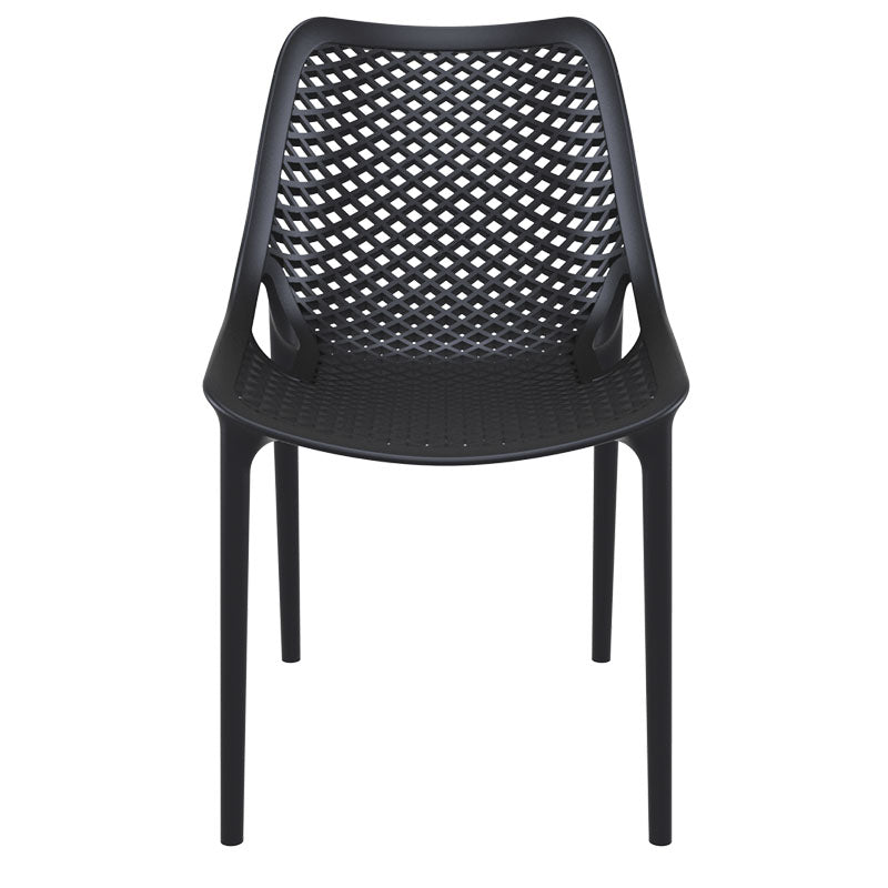 Chaise de restaurant exterieure Air Noir PLASTIQUE ｜ 4 Unité(s)
