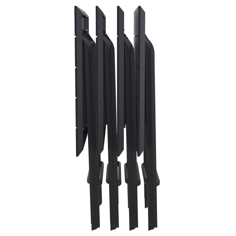 Table de restaurant pliable Lena Noir POLYPROPYLENE ｜ 1 Unité(s)