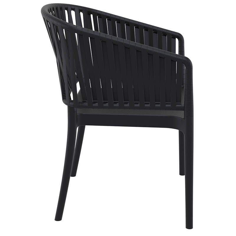 Fauteuil restaurant moderne Noa Noir PLASTIQUE ｜ 1 Unité(s)