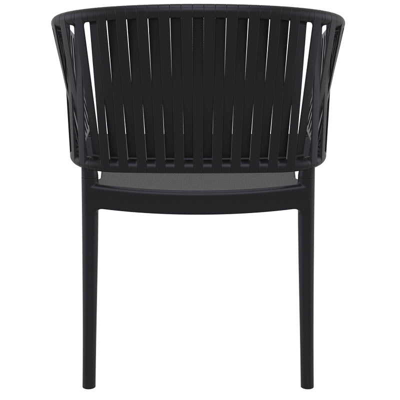 Fauteuil restaurant moderne Noa Noir PLASTIQUE ｜ 1 Unité(s)