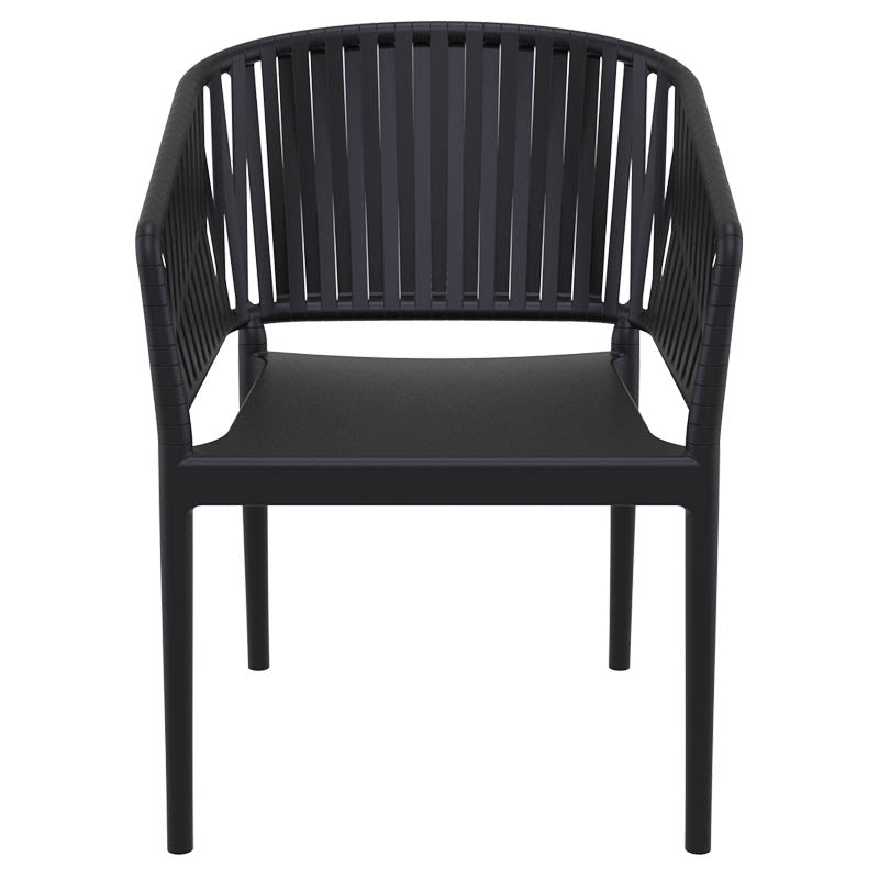 Fauteuil restaurant moderne Noa Noir PLASTIQUE ｜ 1 Unité(s)