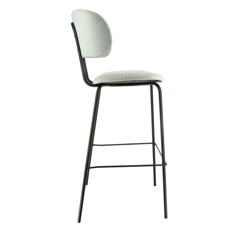 Chaise haute restaurant métal Chloé Gris METAL ｜ 1 Unité(s)