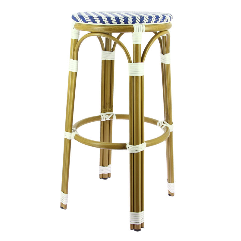 Tabouret de bar Olya Bleu METAL ｜ 1 Unité(s)