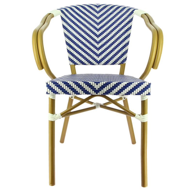 Fauteuil de restaurant exterieur Olya Bleu METAL ｜ 1 Unité(s)