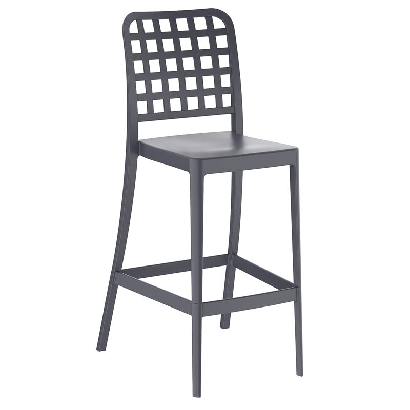 Chaise haute de bar Griglia Gris POLYPROPYLENE ｜ 4 Unité(s)