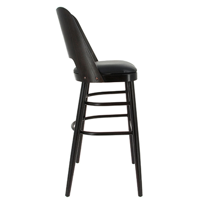 Chaise haute de restaurant interieure Colisée wenghe BOIS ｜ 1 Unité(s)