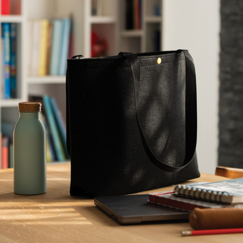 Sac feutrine noir anses textile Noir TEXTILE ｜ 30 Unité(s)