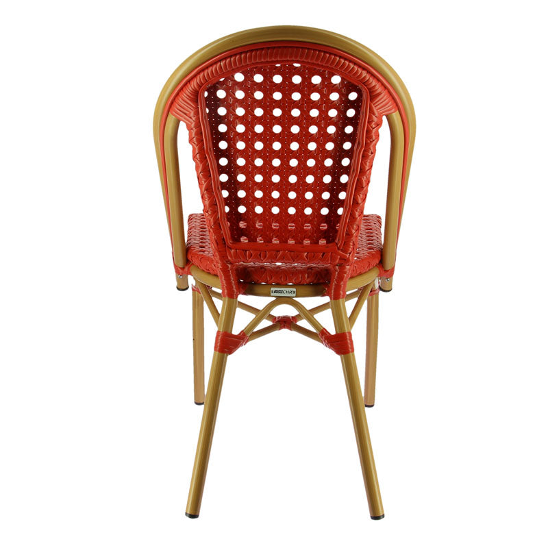 Chaise terrasse de restaurant Sedia Rouge METAL ｜ 1 Unité(s)