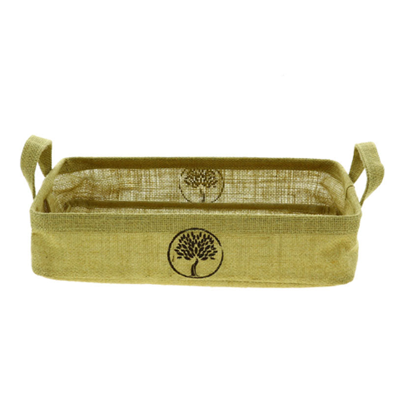 Corbeille rectangle Jute Bengale 33x23 Marron JUTE ｜ 20 Unité(s)