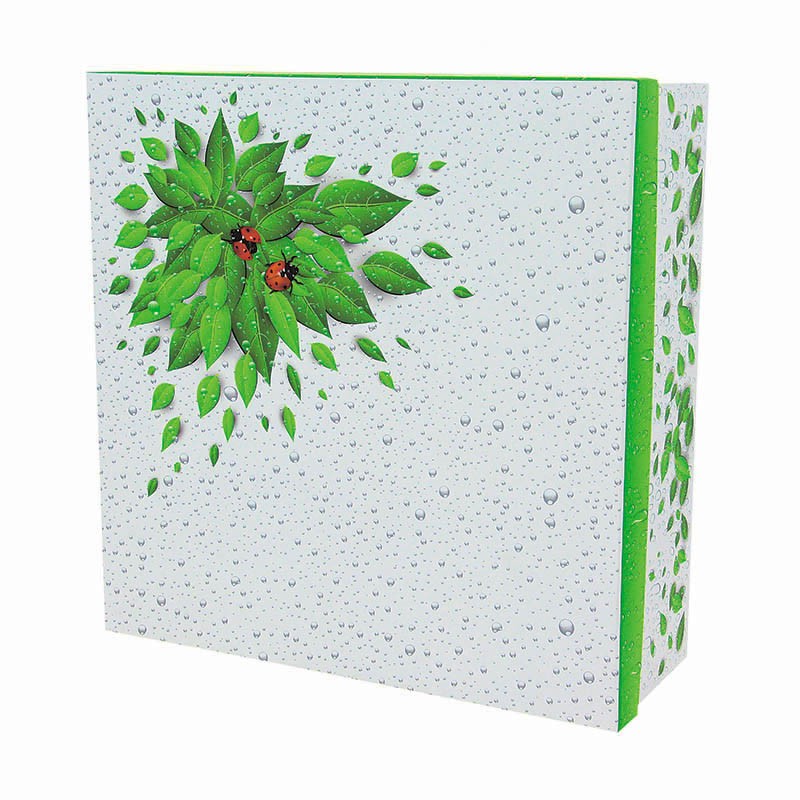 Boite carton carrée natura 34x34 BLANC CARTON ｜ 8 Unité(s)