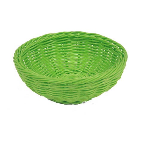 CORBEILLE POLYPROPYLENE RONDE MOSCO VERTE Ø16X6.5 VERT POLYPROPYLENE ｜ 36 Unité(s)