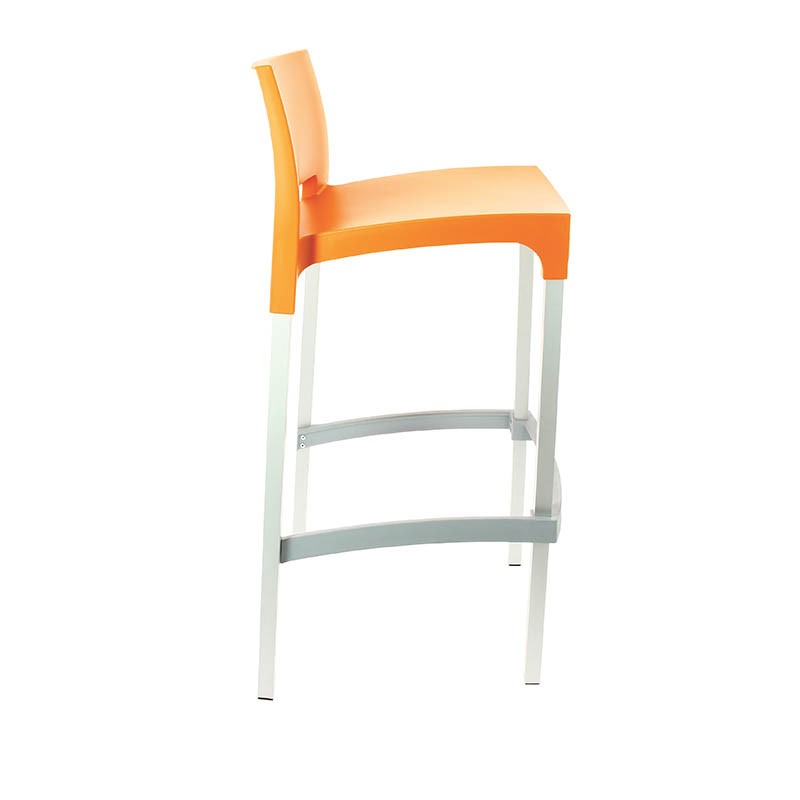 TABOURET GIO ORANGE METAL ｜ 1 Unité(s)