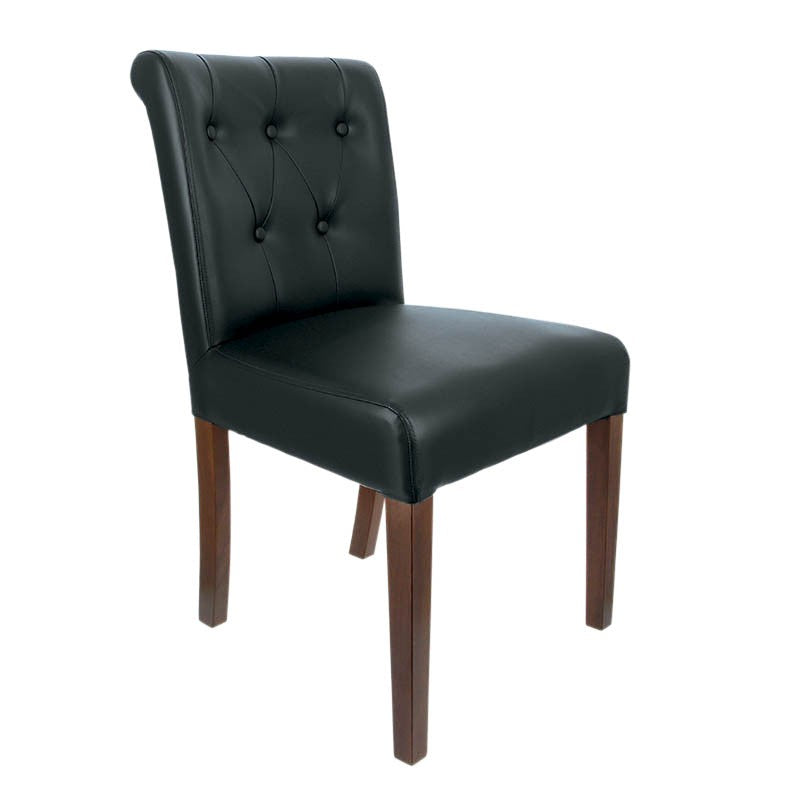 CHAISE ETOILE NOIR BOIS ｜ 2 Unité(s)