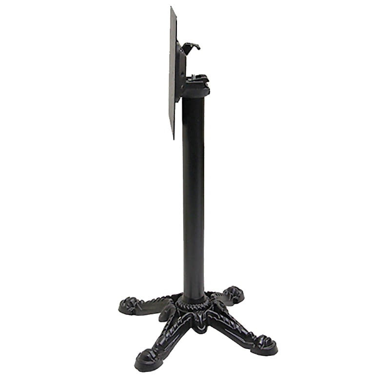 Pied de table rabattable fonte Bistrot 4 branches NOIR METAL ｜ 1 Unité(s)