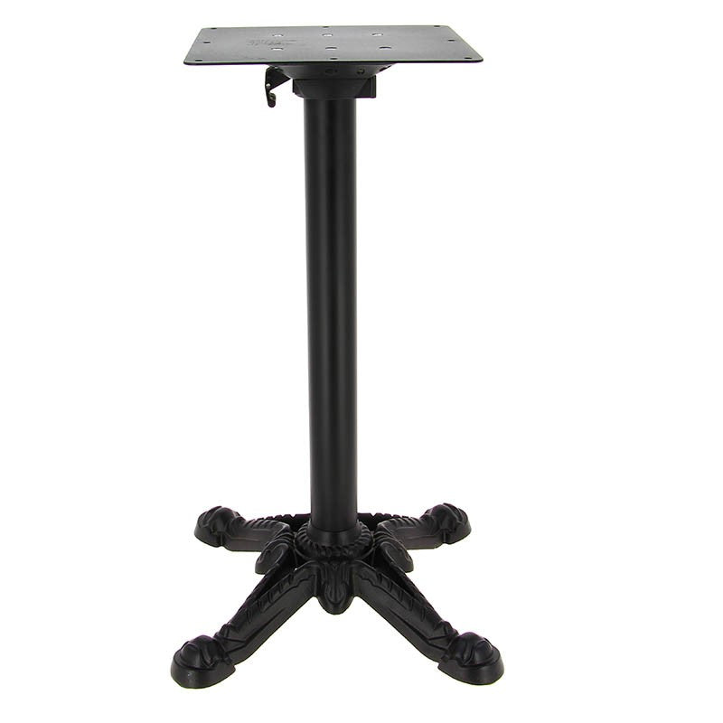 Pied de table rabattable fonte Bistrot 4 branches NOIR METAL ｜ 1 Unité(s)