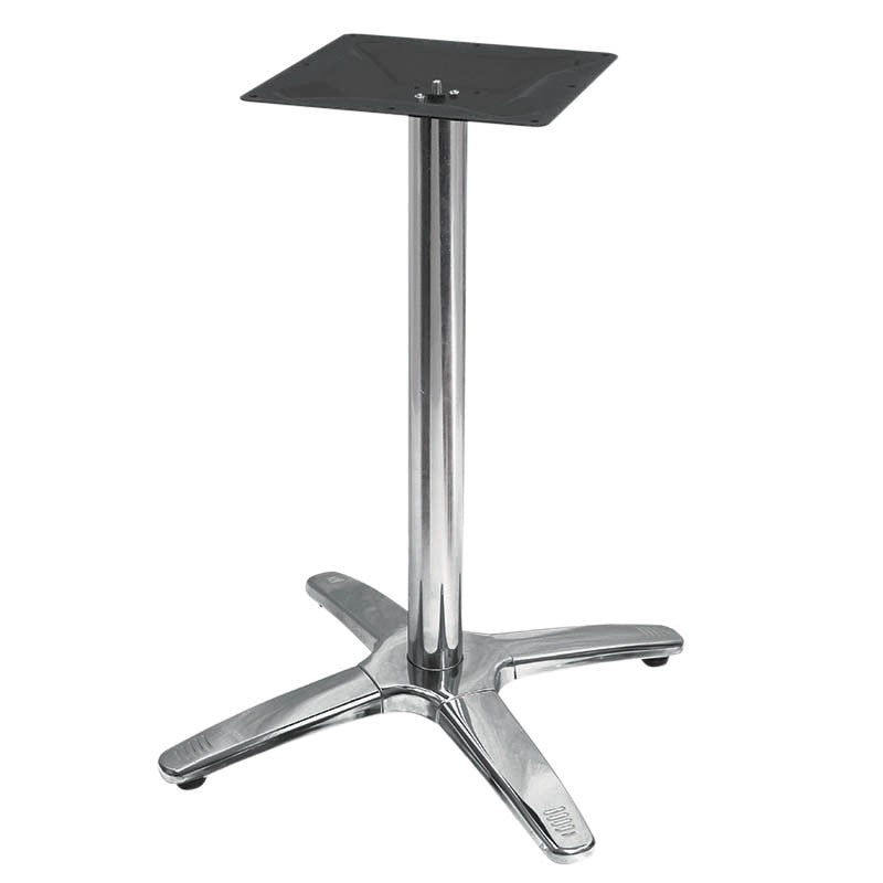 Piètement de table acier inoxydable Roma GRIS METAL ｜ 1 Unité(s)