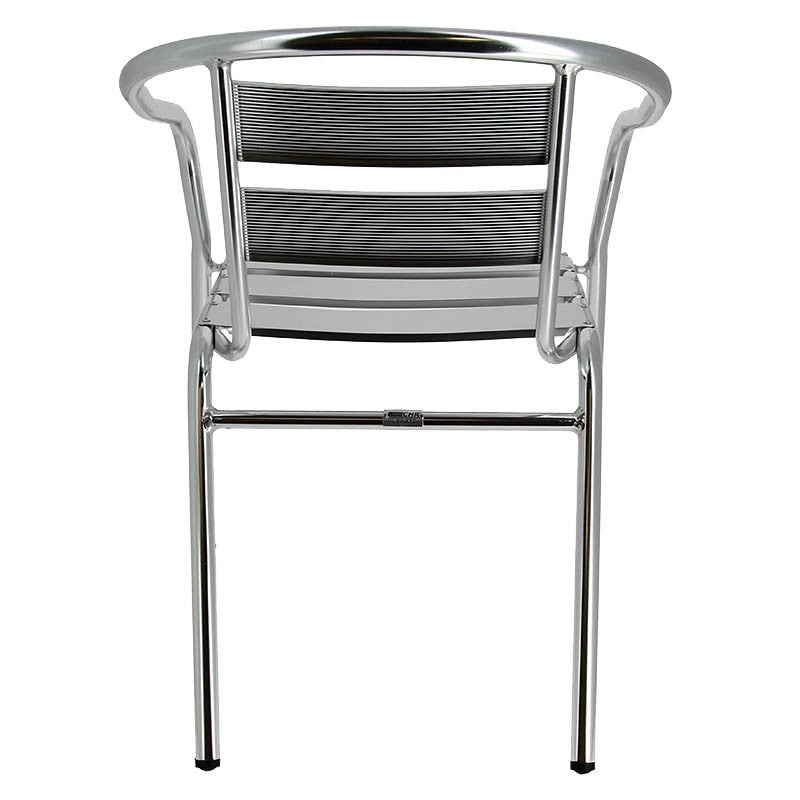 Fauteuil Aluminium Bruxelles GRIS METAL ｜ 1 Unité(s)