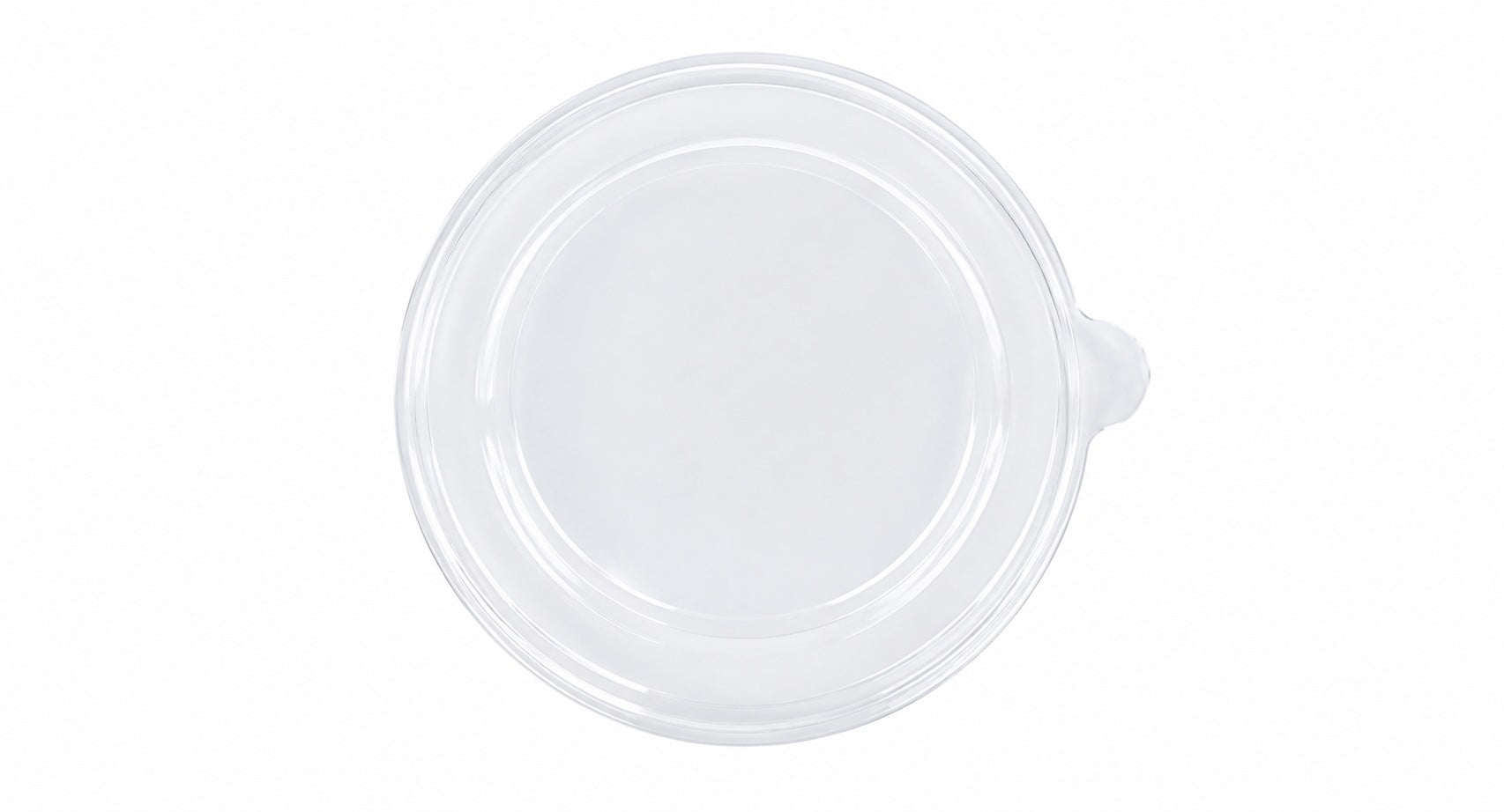 Couvercle transparent pour saladiers 1300 ml anti-buée en PET | Carton de 300 unités