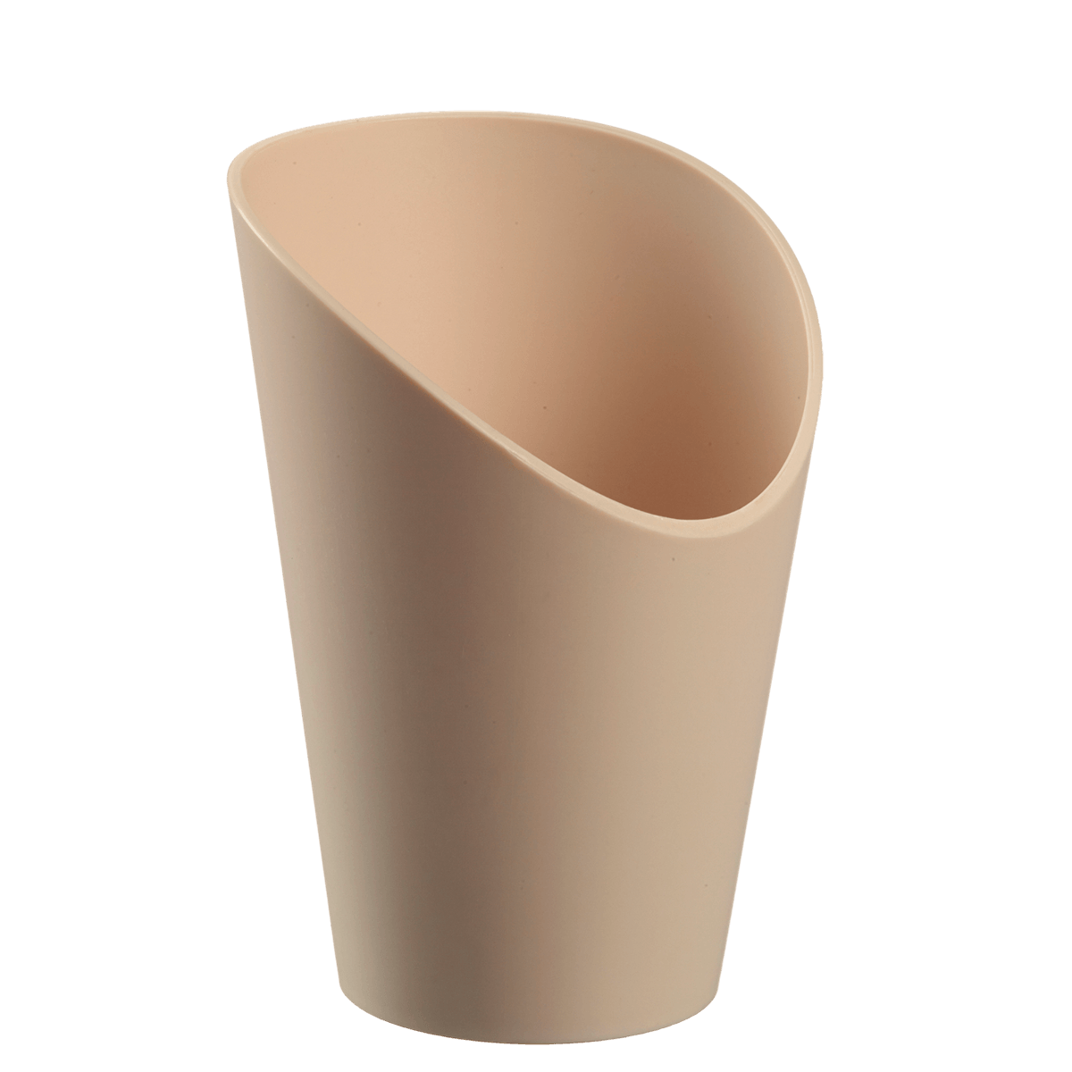 Barquette frites LOOP PP beige clair H120 Ø82 mm ｜ 120 Unité(s)