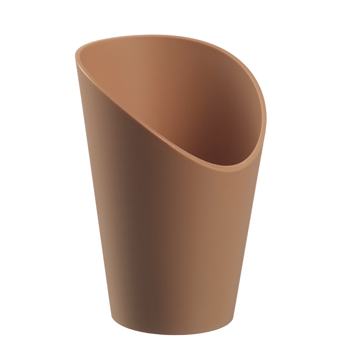 Barquette frites LOOP PP beige foncé H120 Ø82 mm ｜ 120 Unité(s)