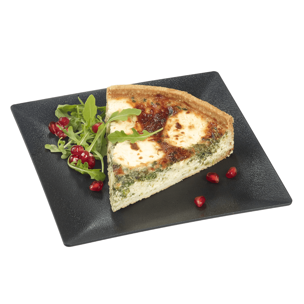 Assiette Fluid' PP noir texturé 200x200 mm ｜ 100 Unité(s)