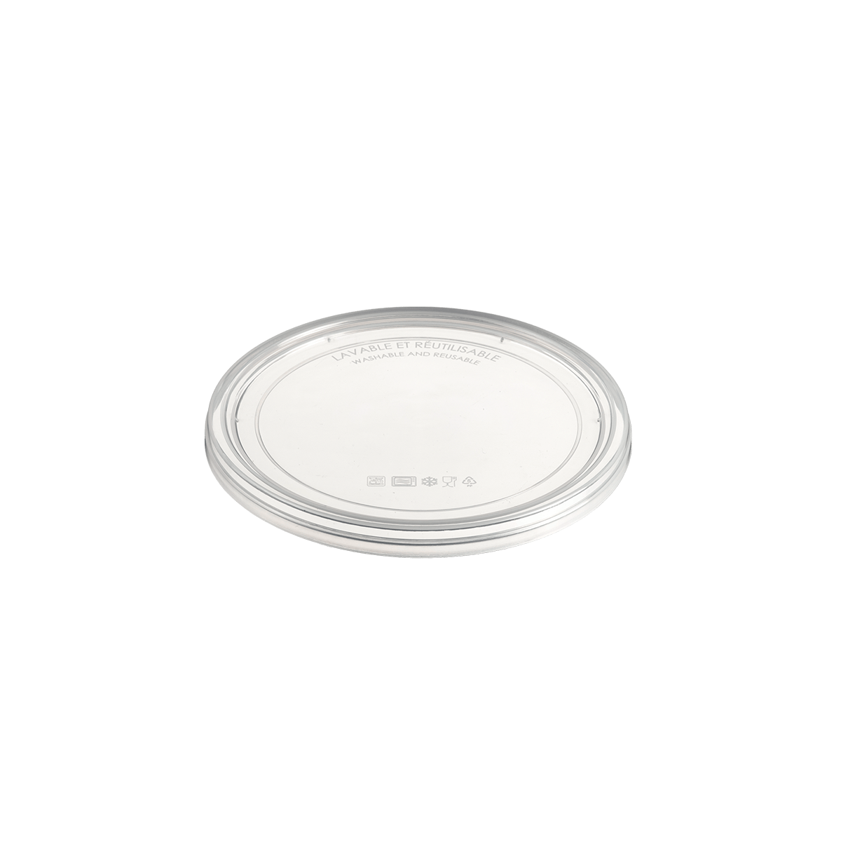 Couvercle pour pot à sauce PP noir 60 ml ｜ 500 Unité(s)