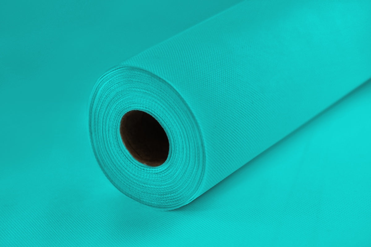 Nappe Spunbond intissée Turquoise en rouleau 1,20x50 m ｜ 1 unité