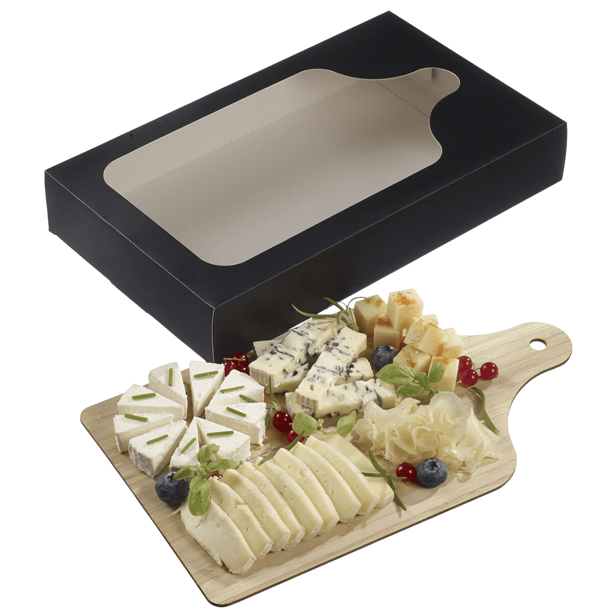 Boîte carton fenêtre pour planche Bistro 300x180 mm ｜ 100 Unité(s)