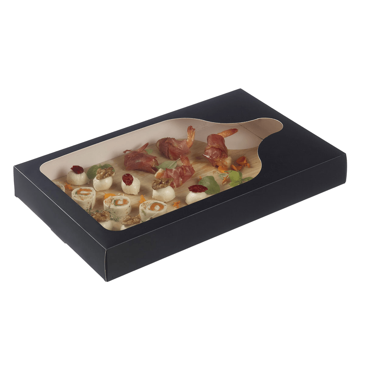 Boîte carton fenêtre pour planche Bistro 400x250 mm ｜ 100 Unité(s)