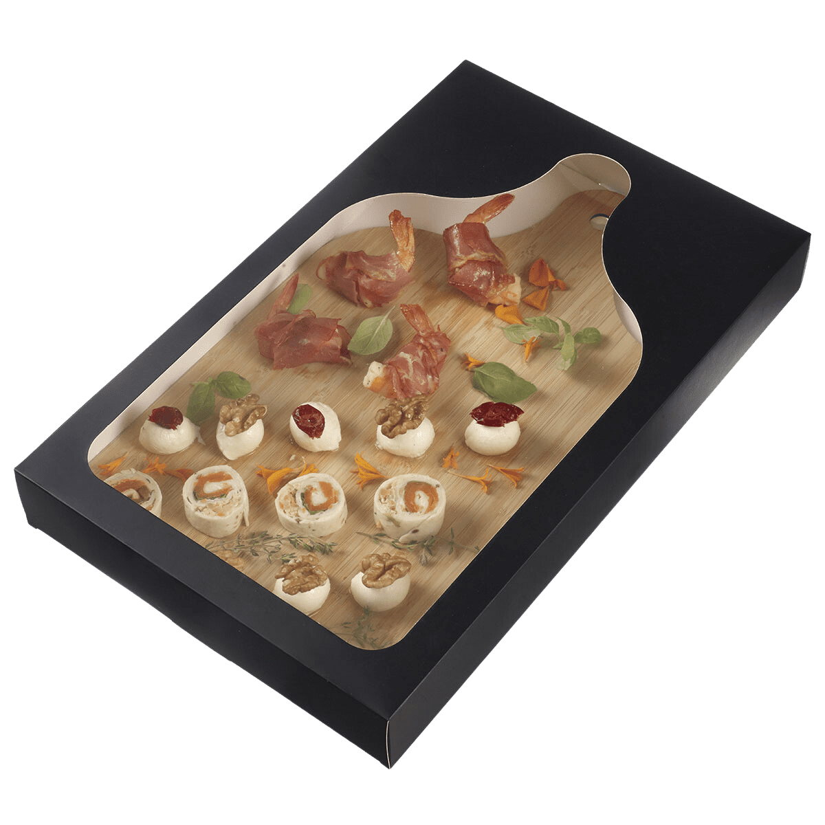 Boîte carton fenêtre pour planche Bistro 400x250 mm ｜ 100 Unité(s)