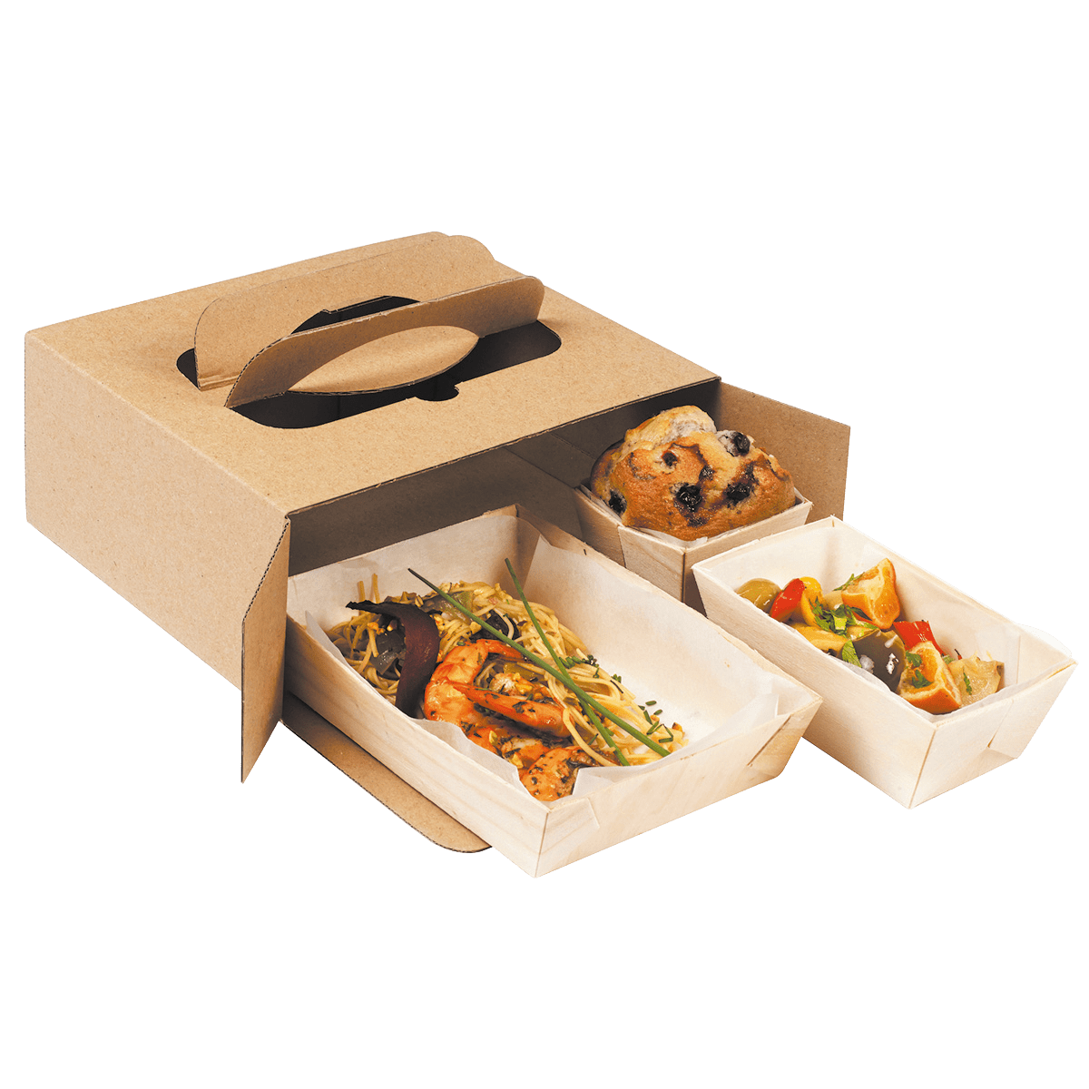 Coffret Repas 220x200x90 mm ｜ 100 Unité(s)
