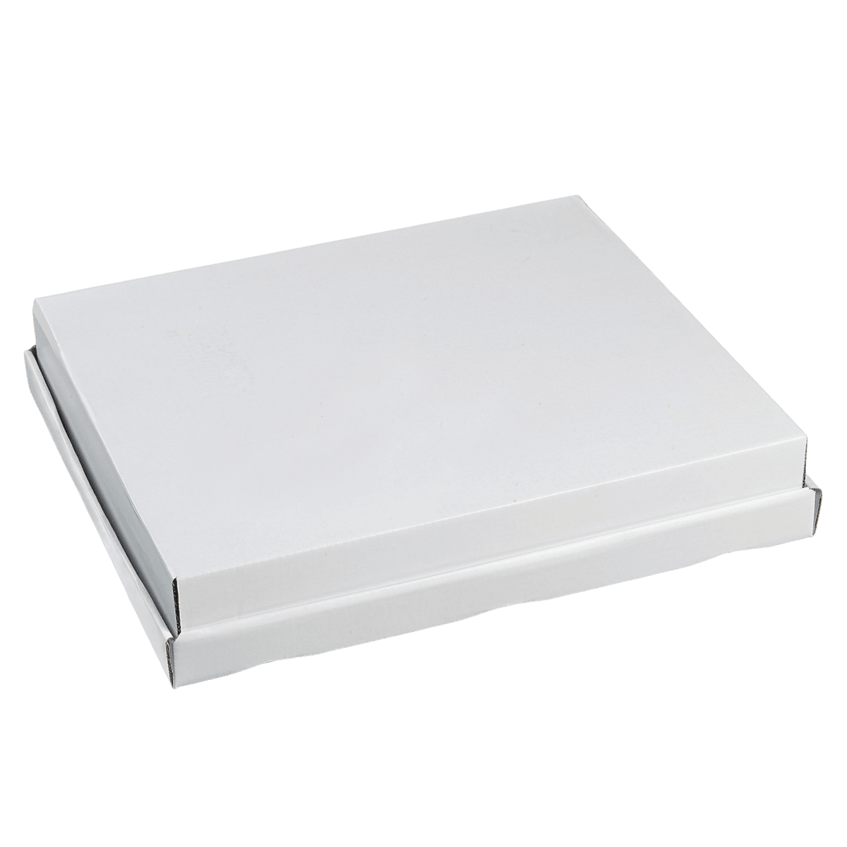 Couvercle Ecokraft compact blanc brillant 331x284x30 mm ｜ 100 Unité(s)
