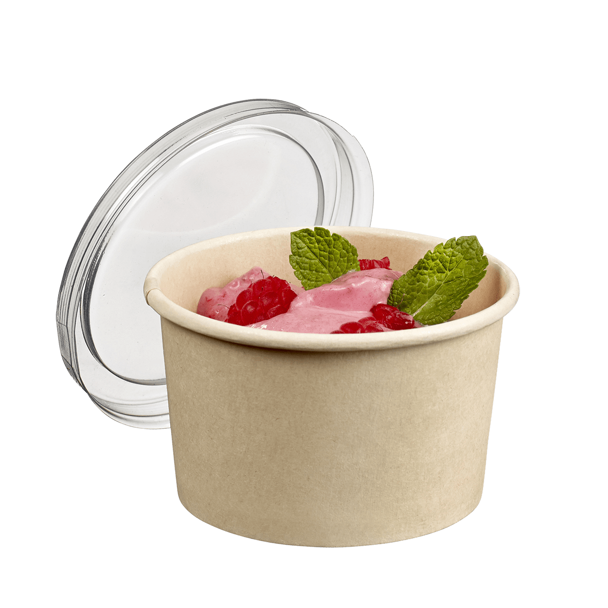 Pot fibre de bambou avec lamination 105 ml ｜ 1000 Unité(s)
