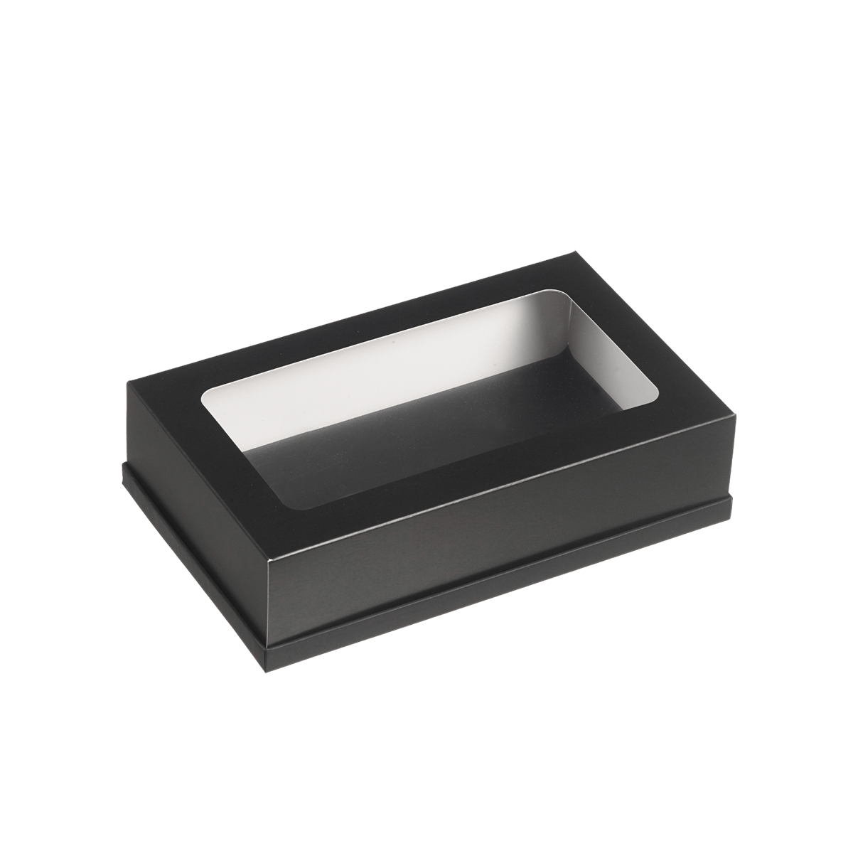 Couvercle noir avec fenêtre pour plateau Fenix 1/4 GN ｜ 250 Unité(s)