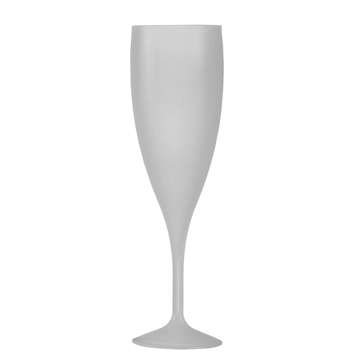 Flûte à champagne PP givrée 130ml ｜ 100 Unité(s)