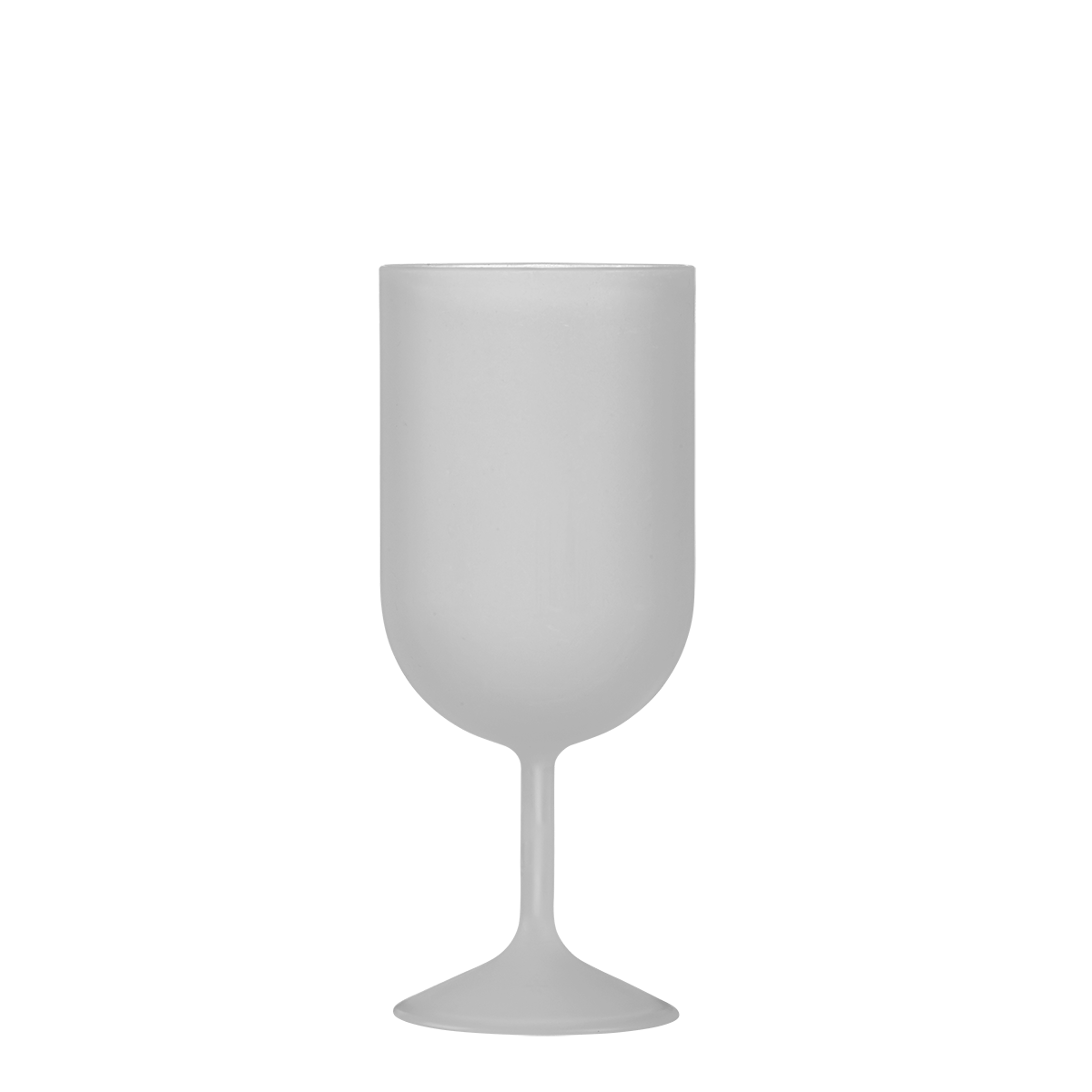 Verre à pied givré PP 175 ml ｜ 100 Unité(s)