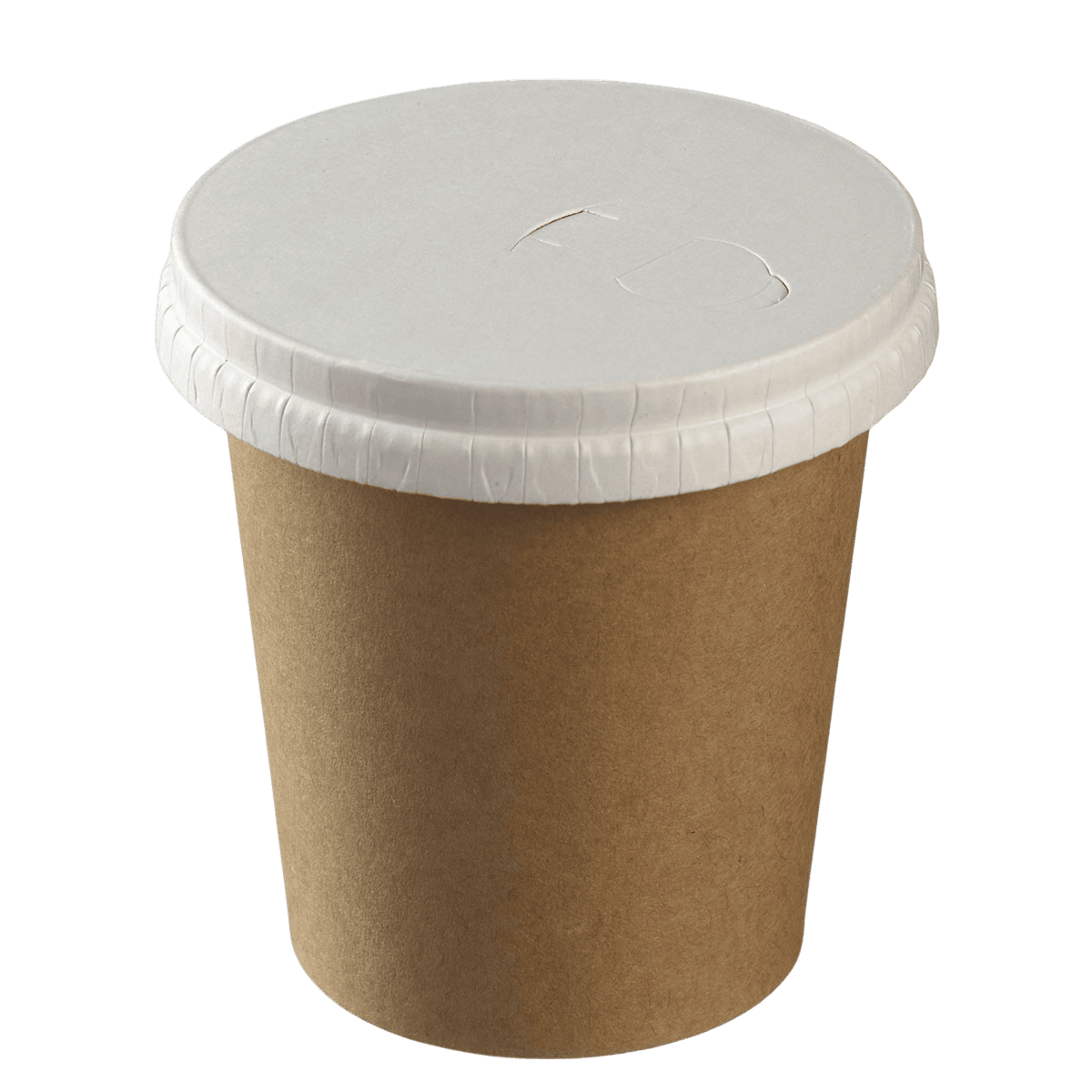 Couvercle pulpe de canne pour gobelets 200 ml ｜ 1000 Unité(s)