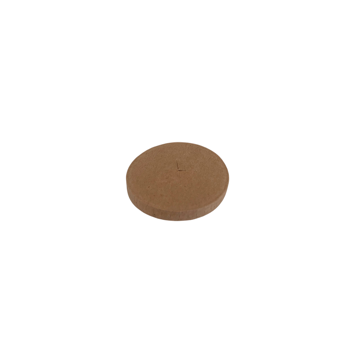 Couvercle carton brun pour gobelets Ø 60mm ｜ 1000 Unité(s)
