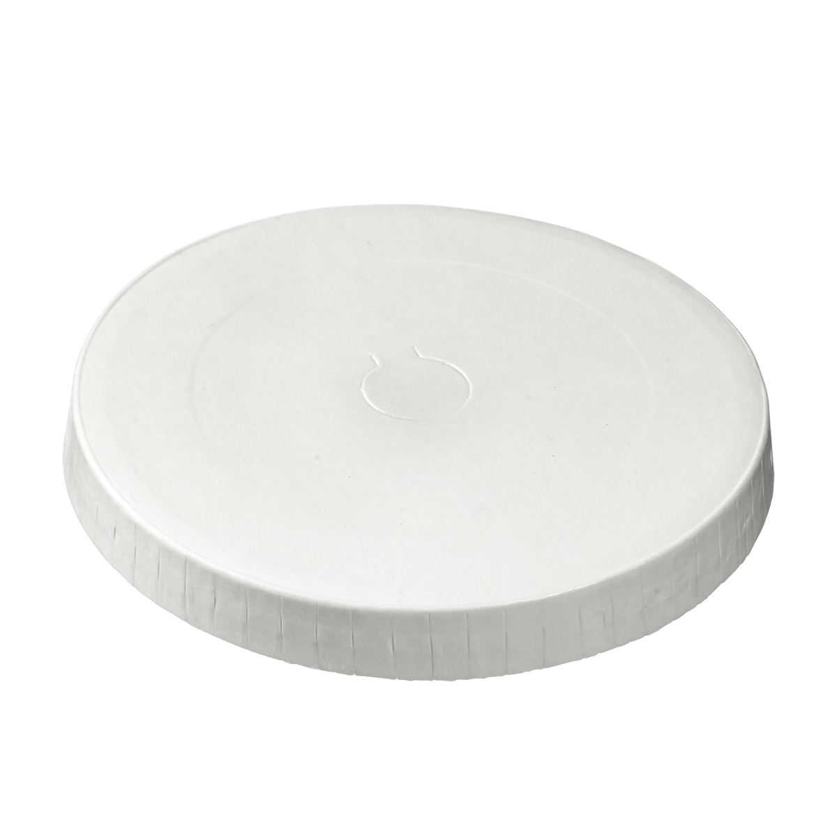 Couvercle carton blanc pour gobelets Ø 90 mm / 400 et 490 ml ｜ 1000 Unité(s)