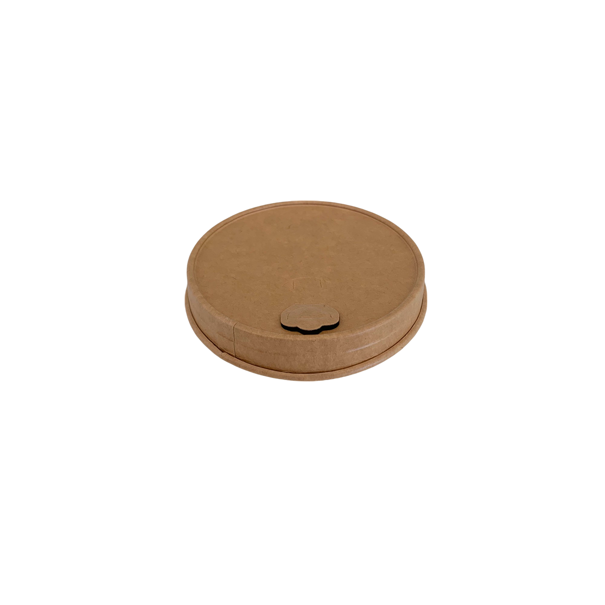 Couvercle carton kraft avec buvant pour gobelets Ø 90 mm ｜ 1000 Unité(s)