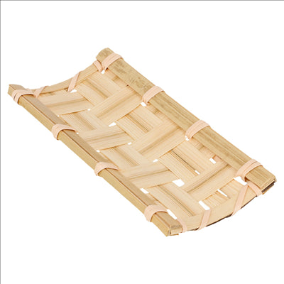 24 MINI TUILES  10,5x5 CM NATUREL BAMBOU (1 UNITÉ)