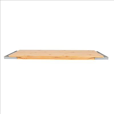 PLATEAU AVEC SUPPORT  54x19x8 CM NATUREL BAMBOU (1 UNITÉ)
