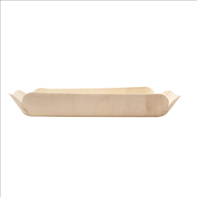 BARQUETTES RECTANGULAIRES 'WOOD'  22,5x11,5x3 CM NATUREL BOIS (200 UNITÉS)