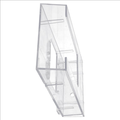 PORTE BROCHURES 1/3 DIN-A4  10,5x15,7x6,5 CM TRANSPARENT PS (12 UNITÉS)