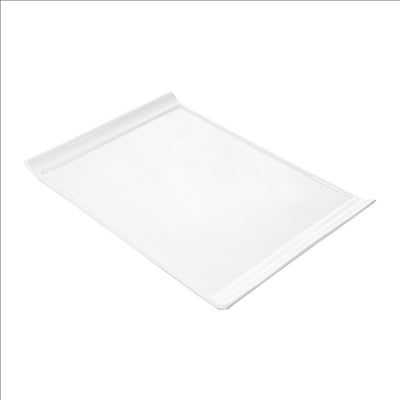 ASSIETTES RECTANGULAIRES  40x28x2,1 CM BLANC PORCELAINE (6 UNITÉS)