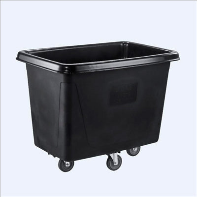 CHARIOT POUR BLANCHISSERIE 340 L 74x107x86 CM NOIR PE (1 UNITÉ)