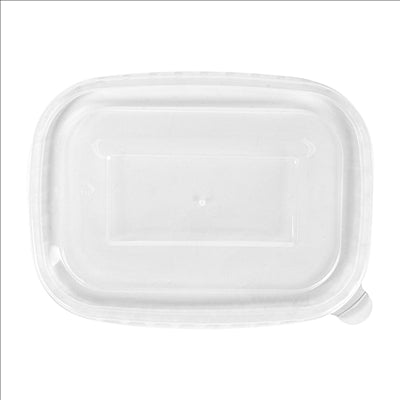 COUVERCLES POUR RÉCIPIENTS 254.33/34/35/266.26/27/28  9,7 G/M2 17,3x12,3x1 CM TRANSPARENT PP (300 UNITÉS)