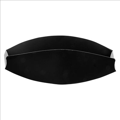 GOBELETS À FRITES AVEC FERMETURE 26 OZ - 780 ML 305 + 18PE G/M2 11x15,7 CM NOIR CARTON (1000 UNITÉS)