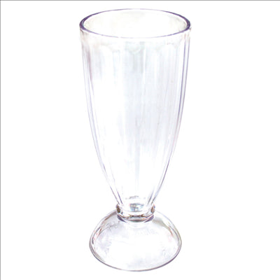 GOBELETS "V-BASE" 420 ML Ø 8/7,7x19 CM TRANSPARENT POLYCARBONATE (24 UNITÉS)