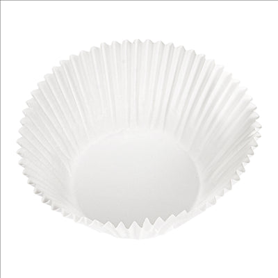 CAPSULES 'PETITS FOURS' 50 G/M2 Ø 5,7x4,8 CM BLANC PARCH.INGRAISSABLE (500 UNITÉS)